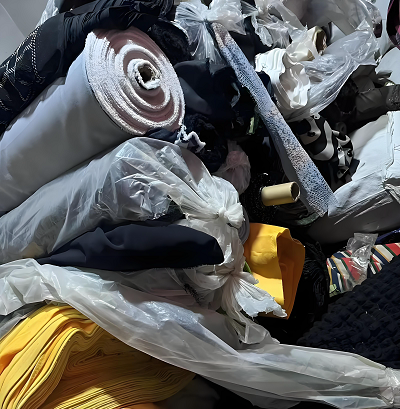 牛仔布、灯芯绒、雪纺等面料大量回收