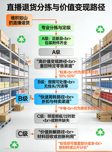 直播带货退货率太高，产生的“二手新品”如何变现？