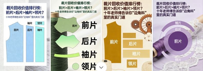 裁片回收价值排行榜：前片>后片>袖片>领片？十年老师傅告诉你“边角料”里的真实门道